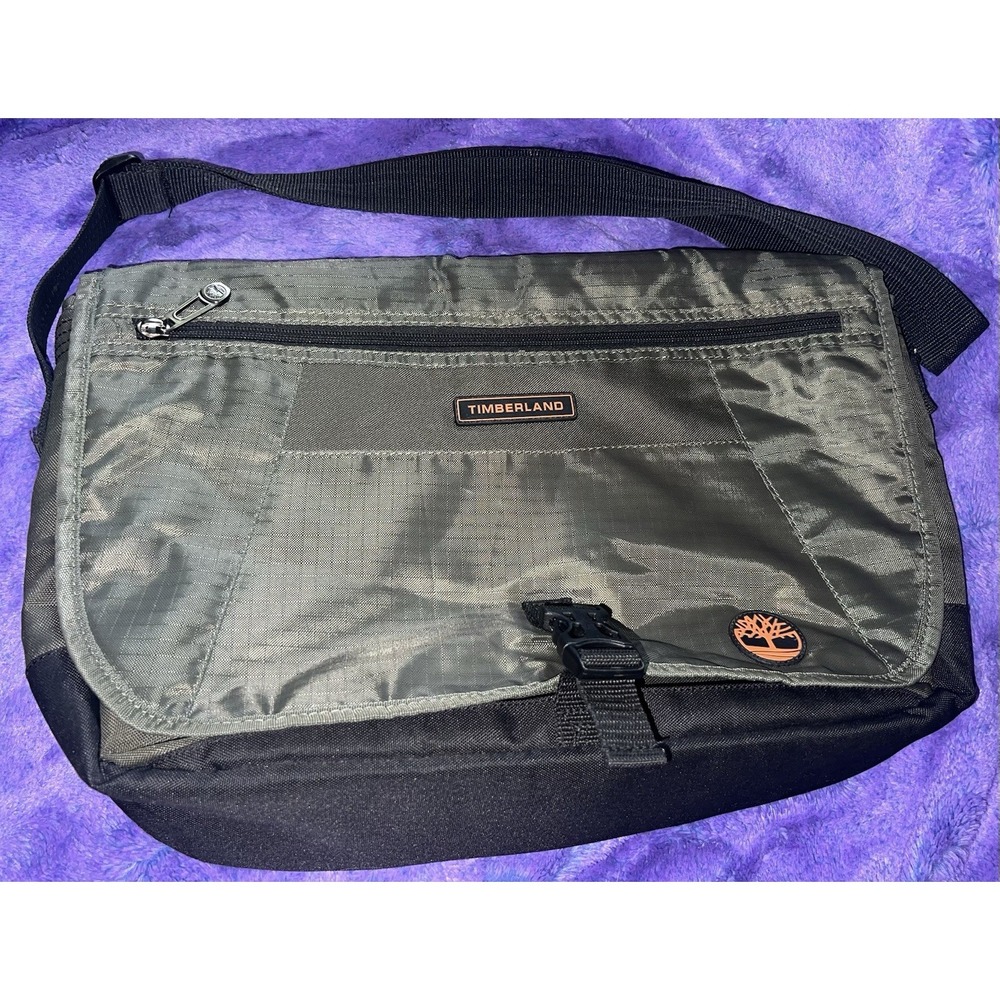 Timberland Green and Black Messenger Bag Never Used Great Condition Great Bag